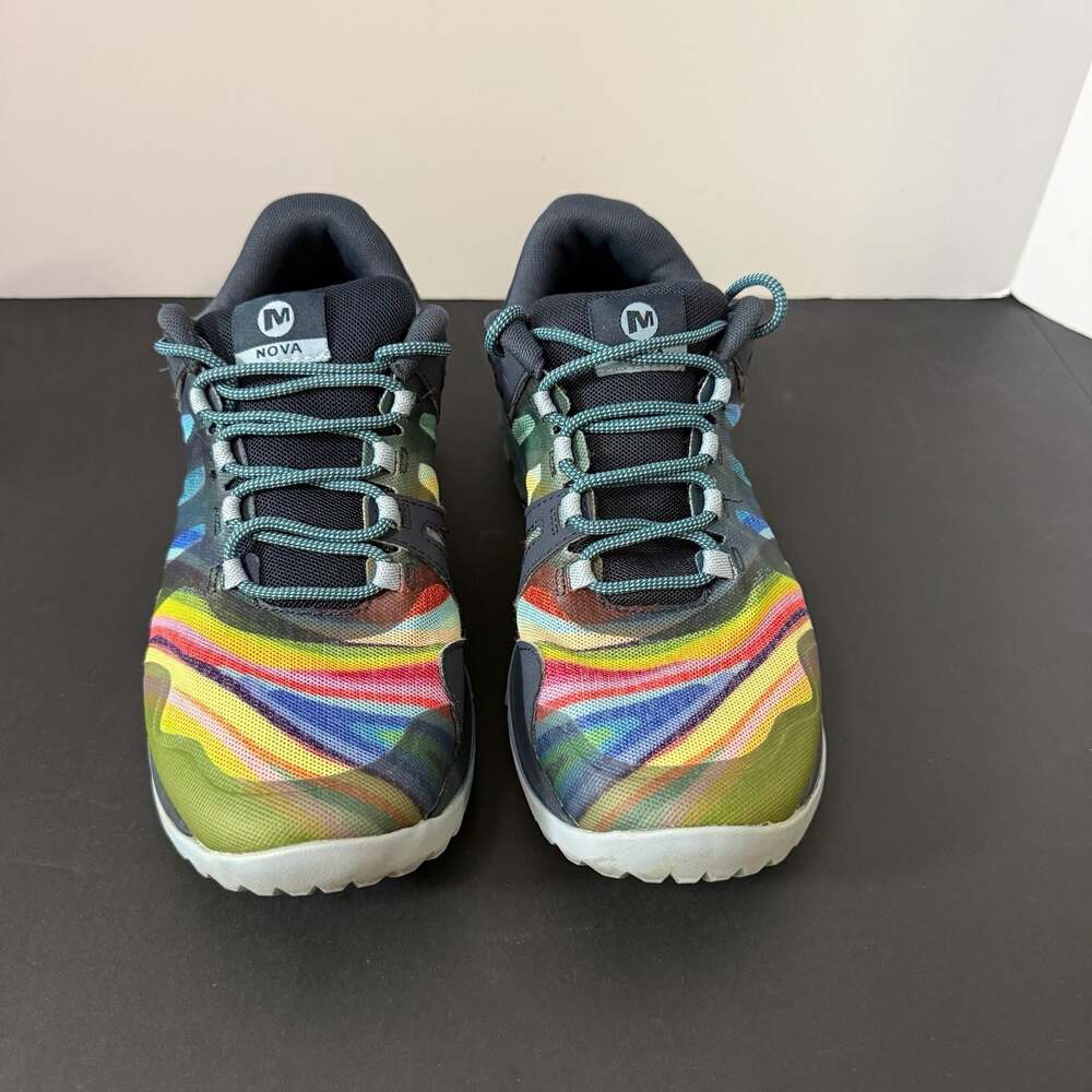 Merrell Nova Men's Rainbow Multi Trail Running Shoes Size 8 J99639